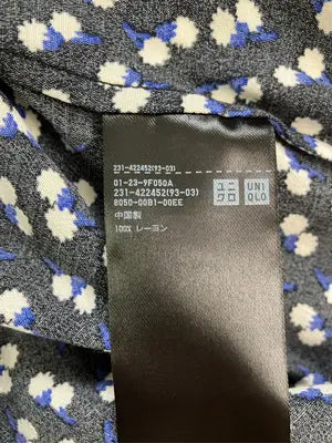 UNIQLO/ユニクロ/シャツ/ブラウス/トップス/ブラック/L