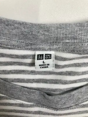 UNIQLO/ユニクロ/Tシャツ/カットソー/トップス/グレー/L