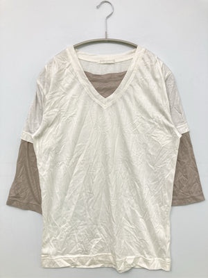 BUONA GIORNAIA/Tシャツ/カットソー/トップス/ホワイト/M
