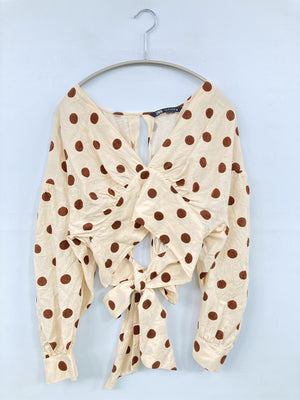 ZARA/ザラ/シャツ/ブラウス/トップス/アイボリー/EUR S/USA S/MEX 26