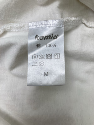 kemio/Tシャツ/カットソー/トップス/ホワイト/M