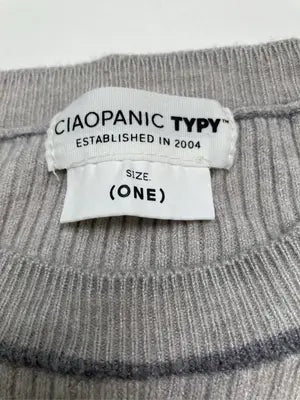 CIAOPANIC TYPY/チャオパニックティピー/ニット/セーター/トップス/グレー/ONE