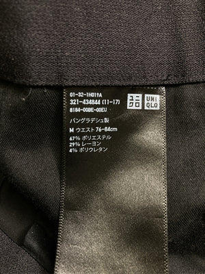 UNIQLO/ユニクロ/スラックス/パンツ/ブラック/M