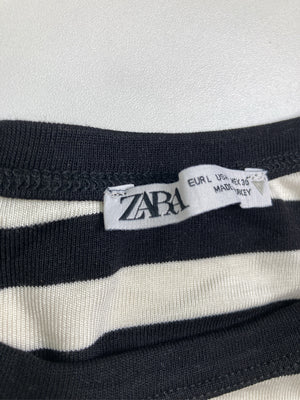 ZARA/ザラ/Tシャツ/カットソー/トップス/ブラック/L