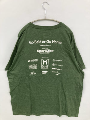 Tシャツ/カットソー/トップス/グリーン/2XL