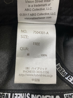 VISION STREET WEAR/ヴィジョンストリートウェア/キャップ/帽子/グレー/FREE