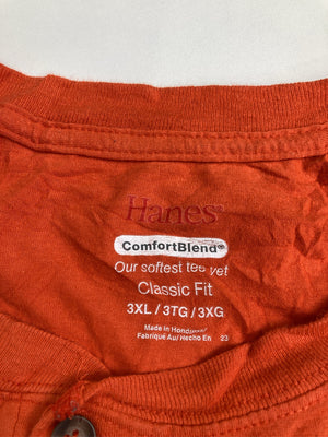 Hanes/ヘインズ/Tシャツ/カットソー/トップス/オレンジ/3XL
