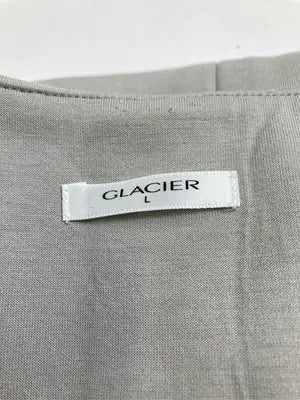 GLACIER/グラシア/ノーカラーコート/ジャケット/アウター/グレー/L