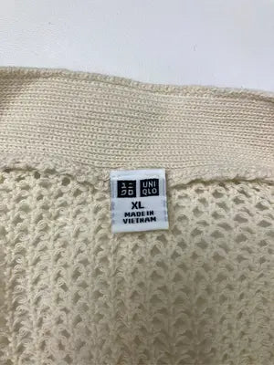 UNIQLO/ユニクロ/カーディガン/ボレロ/トップス/アイボリー/XL