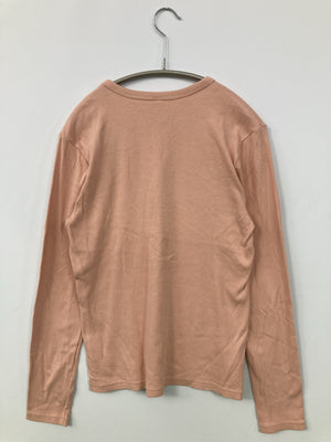 UNIQLO/ユニクロ/Tシャツ/カットソー/トップス/ピンク/L