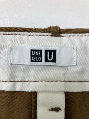 UNIQLO U/ユニクロユー/スラックス/パンツ/ブラウン/ウエスト85cm