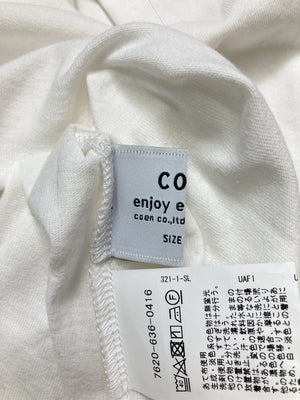 coen/コーエン/Tシャツ/カットソー/トップス/ホワイト