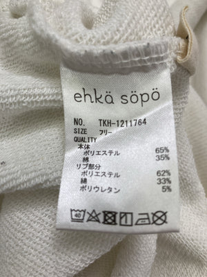 ehka sopo/エヘカソポ/スウェット/トップス/ホワイト/フリー