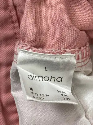aimoha/アイモハ/デニムパンツ/パンツ/ピンク/L