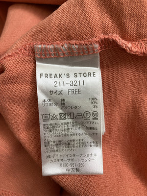 FREAK'S STORE/フリークスストア/Tシャツ/カットソー/トップス/オレンジ/FREE