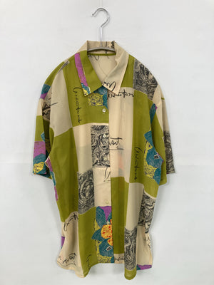 シャツ/ブラウス/トップス/グリーン/M