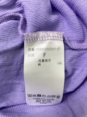 Ungrid/アングリッド/Tシャツ/カットソー/トップス/パープル/F