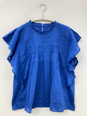 chocol raffine/ショコラフィネ/シャツ/ブラウス/トップス/ブルー/F