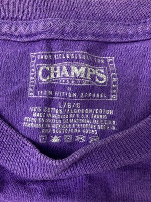 CHAMPS/Tシャツ/カットソー/トップス/パープル/L