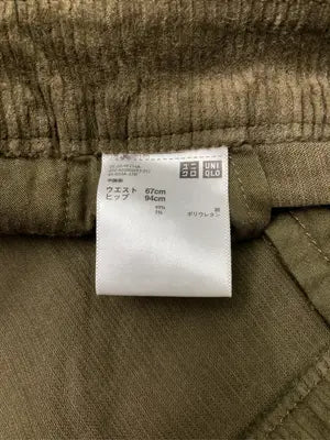 UNIQLO/ユニクロ/スカート/スカート/カーキ/ウエスト67cm ヒップ94cm