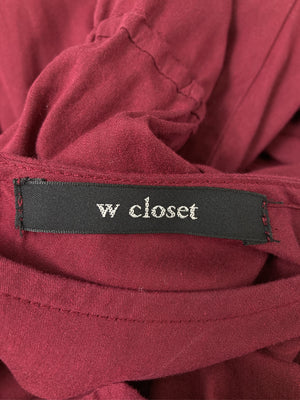 w closet/ダブルクローゼット/ワンピース/ワンピース/ドレス/レッド/F