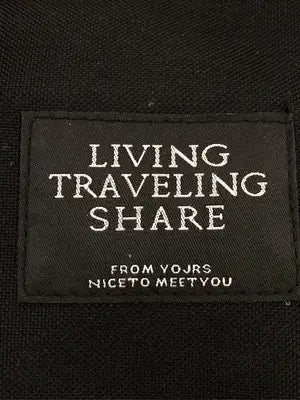 LIVING TRAVELING SHARE/バックパック/リュック/バッグ/ブラック