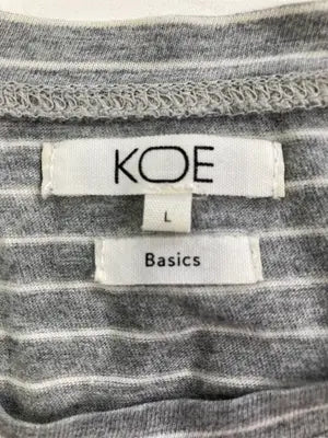 koe/コエ/Tシャツ/カットソー/トップス/グレー/L
