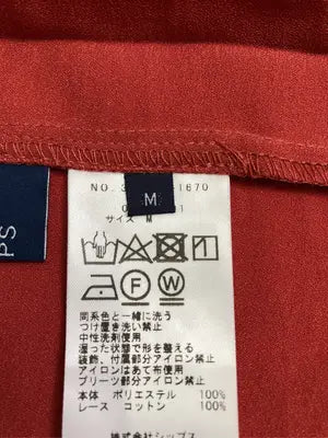 SHIPS/シップス/シャツ/ブラウス/トップス/レッド/M