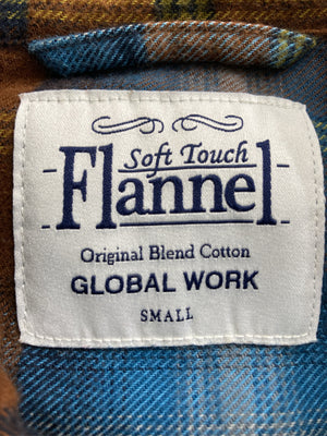 FLANNEL/フランネル/シャツ/ブラウス/トップス/ブラウン/S