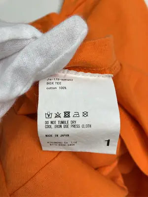JieDa/ジエダ/Tシャツ/カットソー/トップス/オレンジ/1