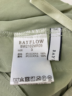 BAYFLOW/ベイフロー/ロングスカート/スカート/カーキ/3