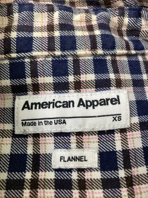 American Apparel/アメリカンアパレル/シャツ/ブラウス/トップス/ネイビー/XS