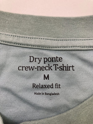 Dry ponte/Tシャツ/カットソー/トップス/グリーン/M