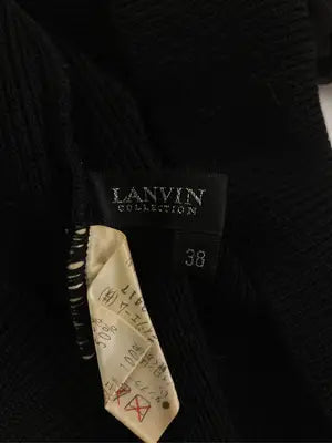 LANVIN/ランバン/シャツ/ブラウス/トップス/ブラック/38