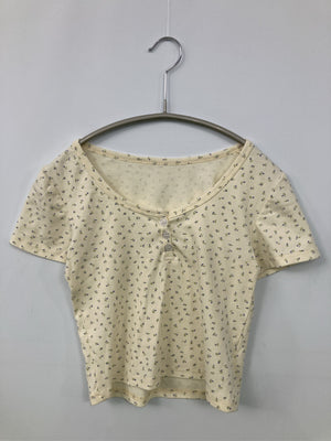 Tシャツ/カットソー/トップス/アイボリー/S