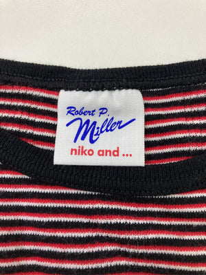 niko and .../ニコアンド/Tシャツ/カットソー/トップス/ブラック/MEDIUM