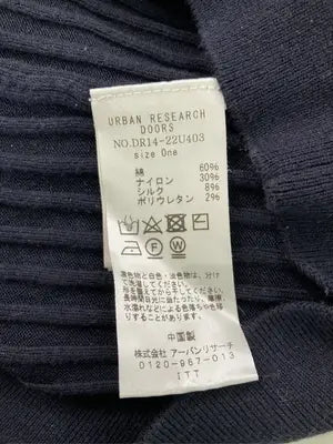 URBAN RESEARCH DOORS/アーバンリサーチドアーズ/ニット/セーター/トップス/ネイビー/One