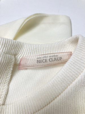 NICE CLAUP/ナイスクラップ/Tシャツ/カットソー/トップス/アイボリー/F