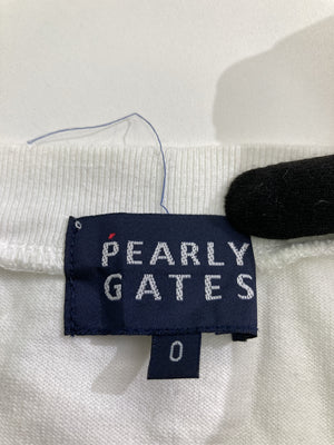 PEARLY GATES/パーリーゲイツ/Tシャツ/カットソー/トップス/ホワイト/0