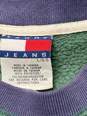 TOMMY JEANS/トミージーンズ/スウェット/トップス/グリーン/L