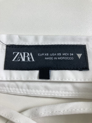 ZARA/ザラ/シャツ/ブラウス/トップス/ホワイト/XS