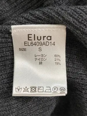 Elura/エルーラ/ニット/セーター/トップス/ブラック/S