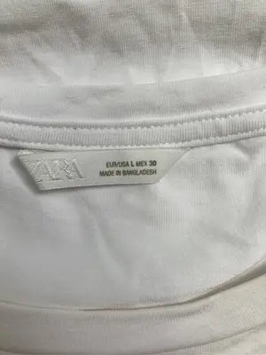 ZARA/ザラ/Tシャツ/カットソー/トップス/ホワイト/L
