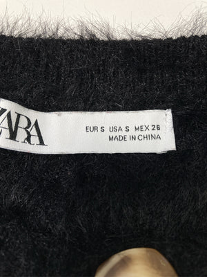 ZARA/ザラ/カーディガン/ボレロ/トップス/ブラック/S