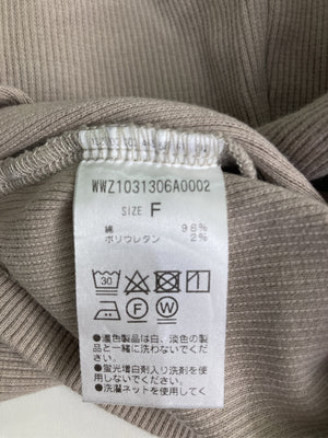 W.W.G/フーズフーギャラリー/Tシャツ/カットソー/トップス/ベージュ/F
