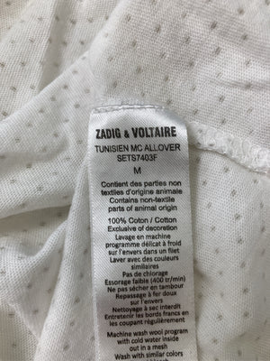 ZADIG&VOLTAIRE/Tシャツ/カットソー/トップス/ホワイト/M