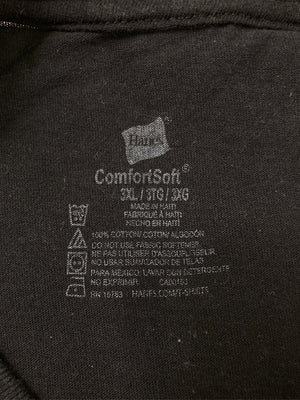 Hanes/ヘインズ/Tシャツ/カットソー/トップス/ブラック/3XL