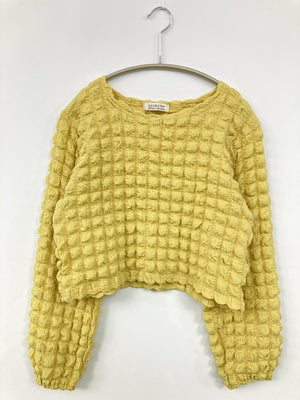 3,3 FIELD TRIP/スリースリーフィールドトリップ/Tシャツ/カットソー/トップス/イエロー/ONE SIZE