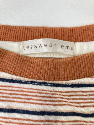 terawear emu/テラウェアエミュー/Tシャツ/カットソー/トップス/ブラウン/L