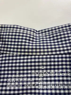 無印良品/ムジルシリョウヒン/シャツ/ブラウス/トップス/ネイビー/L